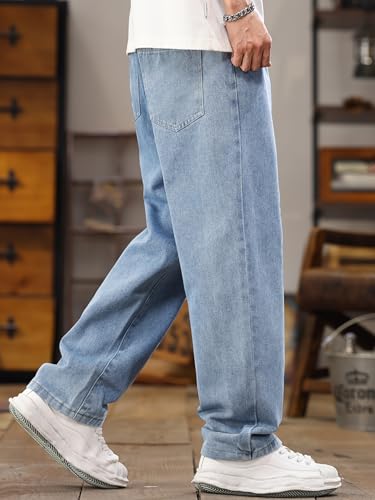 Image of Lymio Jeans for Men | Denim Jeans for Men | Baggy Loose Fit Pants (LU-66-69)