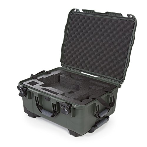 Crazy Clearance Nanuk Ronin M Waterproof Hard Case with Wheels and Custom Foam Insert for DJI Ronin M Gimbal Stabilizer Systems - Olive