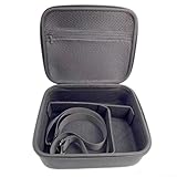 MeevrgR Kamera Aufbewahrungstasche für Canon EOS R5 R6 R7 R50 - Schwarze EVA Schutzhülle mit abnehmbaren Trennwänden, verstellbarem Gurt, 23x20x11cm