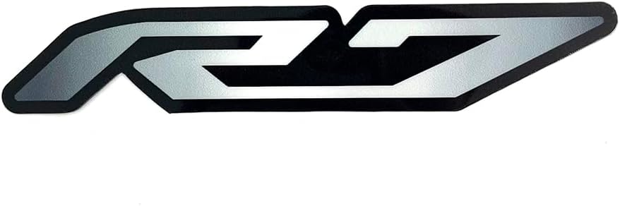 Motorcycle Vehicle Sticker Decorative Vinyl Bumper Sticks to Any Metal Compatible with Yamaha YZF R7 Kitchen Whiteboard Door Fridge Refrigerator (Silver)