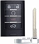 Key Fob Replacement Fits for Cadillac CTS 2008 2009 2010 2011 2012 2013 2014 2015 STS 2008-2011 Push Start Button Smart Proximity Keyless Entry Remote Start Control M3N5WY7777A 25943677 25943676
