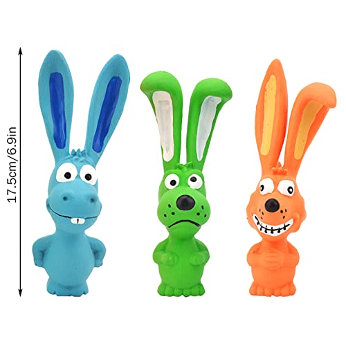 Hunde Spielsachen Intelligenz 1pc Spielzeug für Hunde Latex Squeaker Chew Trainingsprodukte Hunde Puppy Squeak Toys Screaming Rubber (C, One Size)