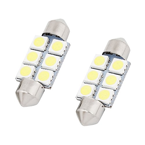 Muchkey Led Car Interior Bulbs for Spark 2009-2013 Led Replacement Car Light Bulbs Kit White 2pcs
