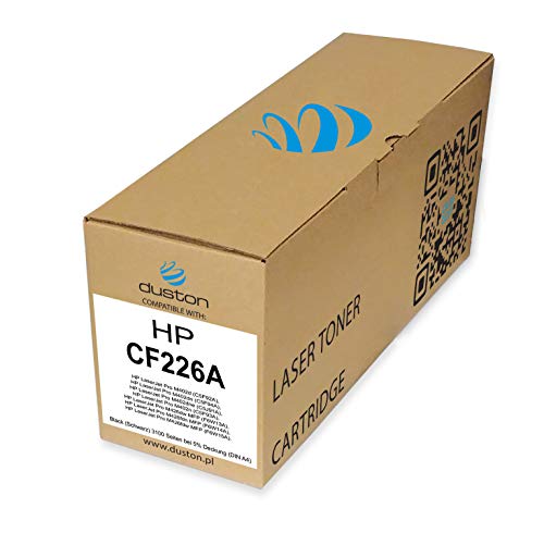 duston CF226A, 26A Negro Toner kompatibel mit HP LaserJet Pro M402 M426 MFP