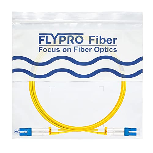 FLYPROFiber 3m/10ft OS2 LC to LC Fiber Patch Cable | Length Options: 0.2m-200m, Single Mode Duplex, 9/125um SMF Fiber Optic Cable Cord LSZH 3Meter(10ft) - Image 6