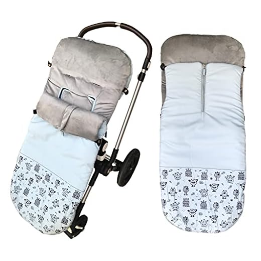 Saco POLAR de Invierno de Silla de Paseo - (Casi Universal-Bugaboo-Mclaren) - Modelo 1 - Verde Aguas