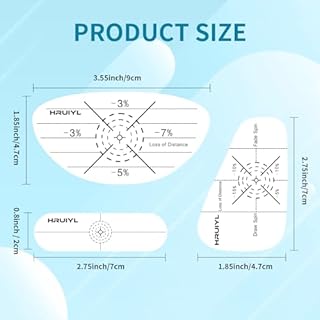 HRUIYL Golf Impact Tape 180 PCS – Swing Training Aid Stickers for Golf Clubs, Instant Sweet Spot Feedback, Easy Apply & Remove, Practice Tool for Drivers & Irons