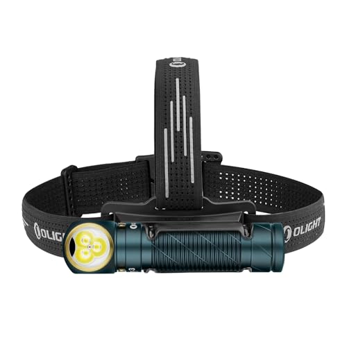 OLIGHT Perun 3 Max 3000 Lumens Headlamp Multi-use Handheld EDC Torch Rechargeable Torch (Dream Blue)