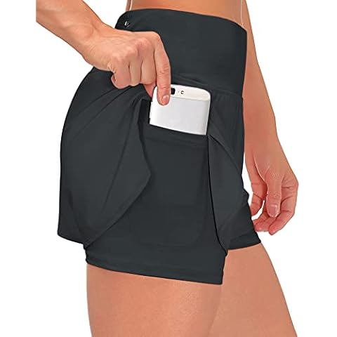 Tincini Women's 2 in 1 Summer Running Shorts Cover