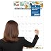 SUNEE 2026 Wall Calendar Large 22.75"x15.5", 21 Month Calendar (Ends December 2027), Vertical Extra Large, Seasons Color
