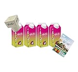 Capital BraTee Festival Edition 4er Set Special Eistee je 750ml Drachenfrucht und Guave Geschmack + Gratis Getränkehalter + Autogrammkarte BRATEE Limited Edition Ice tea mit Capi-Qualitäts-Siegel