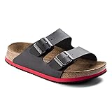 Birkenstock 230114-42-normales Fu▀sbett Superlauf-Schuh Arizona Birko-Flor red/black Gr. 42 - normales Fu▀bett