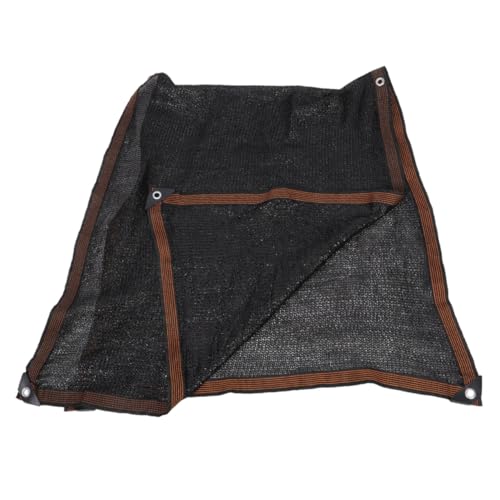 Hemobllo Malla de Sombra Tela a Prueba de Viento quitasol paño Vegetal Sombra de Solar por Accesorios para Redes de sombreo Neto de Sombra Educación física Black