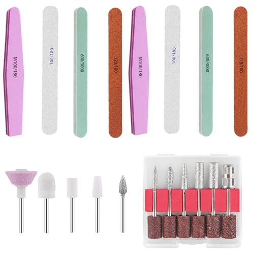 Limas de uñas para eliminar imperfecciones y pulir con doble cara de grano