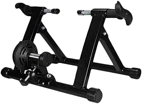 FHUILI Bicycle Turbo Trainer - Indoor Bike Trainer Stand - Stationary Exercise Trainer Stand - Fit 20-22" Mountain & Road Bicycle Support,A