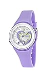 Calypso – Reloj de Cuarzo para Mujer con Correa de plástico, Color Morado y Plata Esfera...