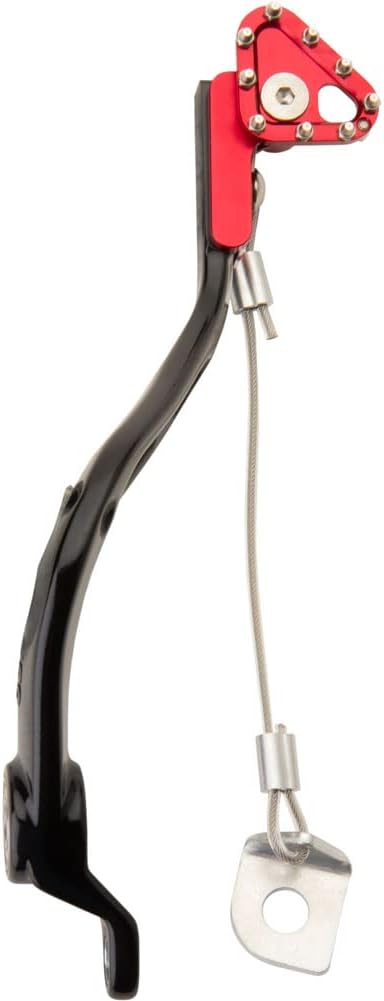 TUSK Aluminum Brake Pedal Red Tip for BETA 500 RR-S 2017-2019