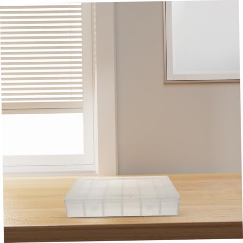 Boîte à compartiments plastique x2 pour rangement bijoux et perles - 8