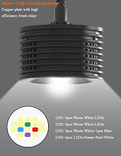 Lominie Clip On Aquarium Light Led Fish Tank Lights Reef Lights For Coral With Gooseneck, Full Spectrum Aquarium Light For Freshwater, For 8~18 Inch Long Planted Tanks, Black Refugium Light Asta 20 #TOP3
