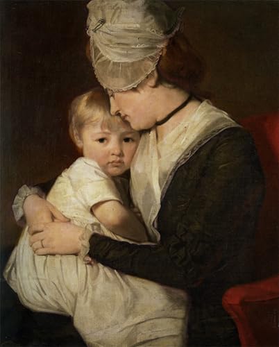 Tableau portrait de Mme Anne Carwardine George Romney impression d'art 60x90cm