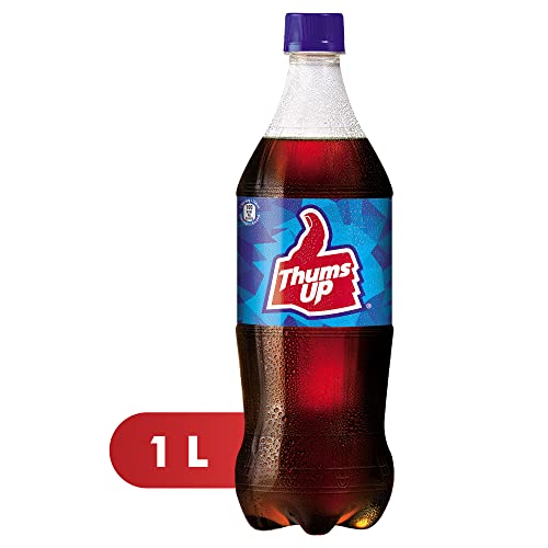 Image of Thums Up Cola Cold Drink | Soft Drink With Strong Taste | Spicy & Fizzy Cold Drink | Pet Bottle, 1 L