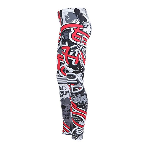Alexandra Collection Youth Graffiti Athletic Hip Hop Workout Leggings4