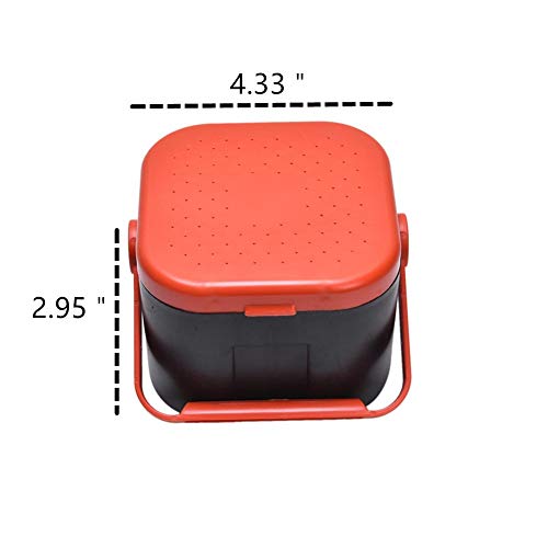 Comsnows 2Pcs Worm Bait Holder, Bait Storage Box, Fishing-Accessories Boxes Storage Containers #TOP1