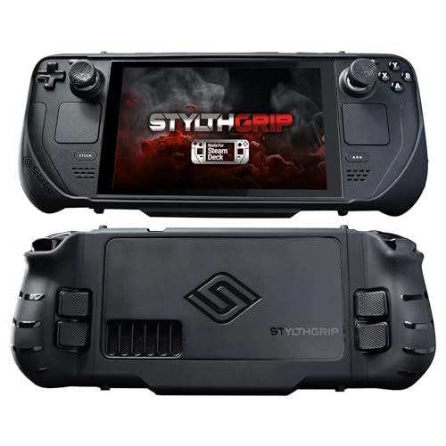Image of Satisfye - StylthGrip, Grip Accessories Compatible With The Steam Deck & OLED. Includes: StylthGrip and StylthGlass Pro Screen Protector