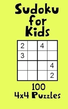 Paperback Sudoku for Kids 100 4x4 Puzzles Book