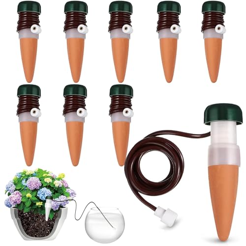 Sunshine smile 8 Stück Wasserspender für Zimmerpflanzen,Bewässerungssystem Balkon,Automatische Bewässerung Zimmerpflanzen,Selbstbewässerung Bewässerungssystem