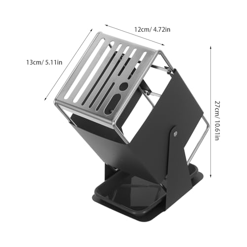 Support de rangement compact pour bloc à couteaux de comptoir sécuritaire