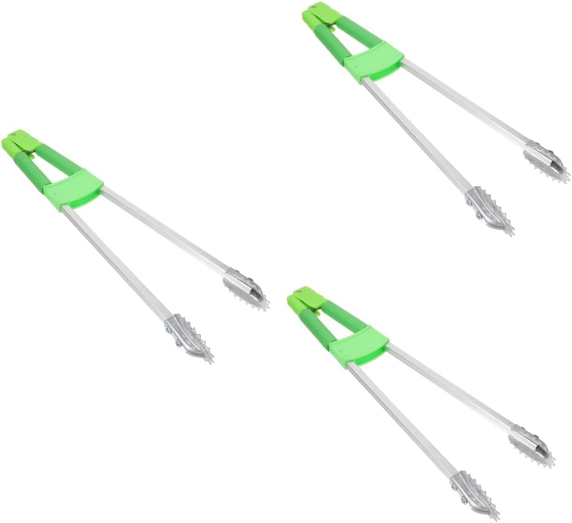 Yardwe 3pcs Trash Picker Garbage Clamps Pickers Pickup Sticks Grabbing