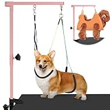 getlstub Dog Grooming Arm with Pet Grooming Hammock, 35