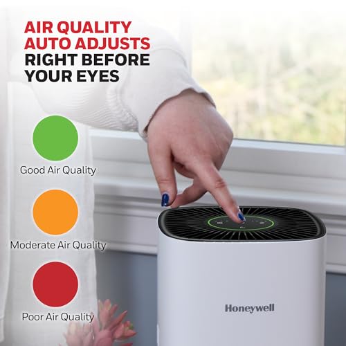 Honeywell Allergen Plus AQSense HEPA Air Purifier for Home, Bedroom and Pets 530 m² Cover, Air Quality Sensor, Automatic Mode, Sleep Mode, 3 in Filter - Image 4