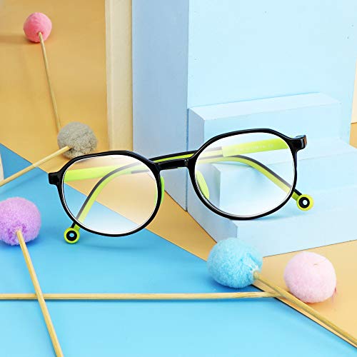 Image of VisionGlobal Blue Light Blocking Glasses for kids, Anti Eyestrain and Blurry, Computer Glasses, Anti Glare