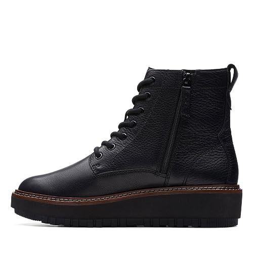 Clarks Clarks 261747984075 OriannaW Lace Black Leat Ladies' M100