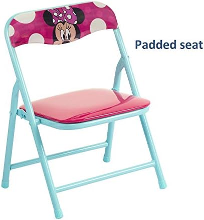 Jakks Pacific Minnie Jr Activity Table Set with One Chairs ,Teal and Red