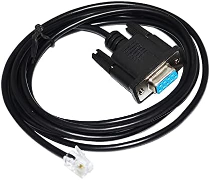 D-SUB 9 PIN 9P DB9 Female to RJ9 RJ10 RJ11 4P4C Plug RS232 Serial Communication Cable, RJ9 RJ11 to COM DB9 Female Connect KABLE (Size : 5M, Color : Wiring 6)