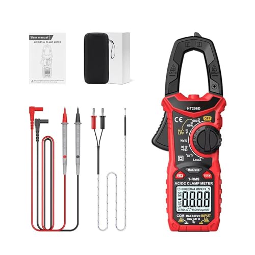 HT206D Advanced Clamp Meter Multimeter for Accurate Electrical Measurements in Household and Professional Setting