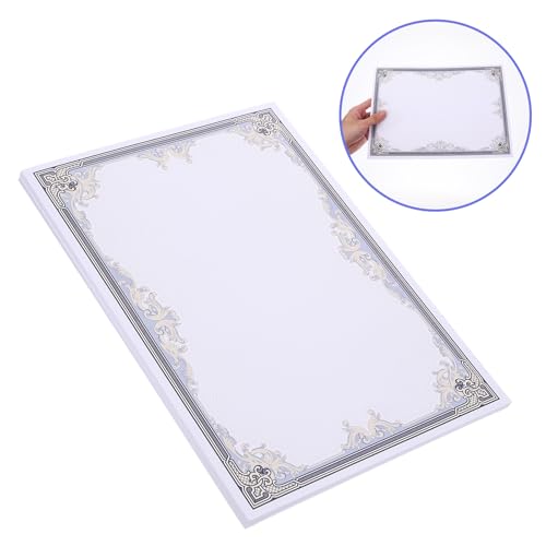 Papel para certificados de mérito para imprimir diplomas escolares azul paquete de 50 hojas 7
