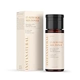 InstaNatural 7% Glycolic AHA Face Toner | Gently Exfoliates, Brightens, Minimize Large Pores, Smooth Uneven Texture, (Vitamin C, Witch Hazel, Hyaluronic, Lactic & Alpha Hydroxy Acid), 4oz