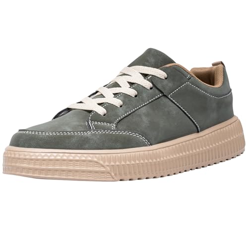 Men's Fashion Sneakers Lightweight Comfortable Tennis Walking Shoes Lace Up