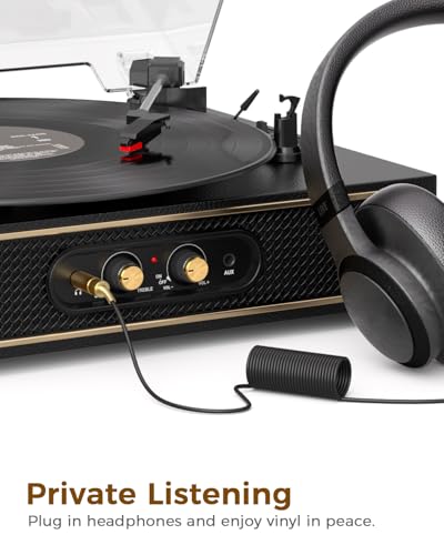 Tourne-disque Bluetooth compact pour écouter vos anciens vinyles sans encombrer le salon