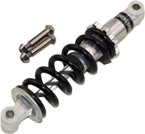 Trkimal Rear Shock Suspension Spring, Rear Shock Absorber for Gas Scooter Electric Bike Minimoto Dirt Bike ATV Quad Mini Pocket Bike Mountain bike ATV Go-Kart (190MM/750LB)