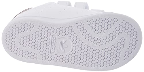 adidas Chłopięce buty sportowe Stan Smith Cf I, Ftwr Biały Ftwr Biały Magiczny Liliowy, 8.5 UK Child