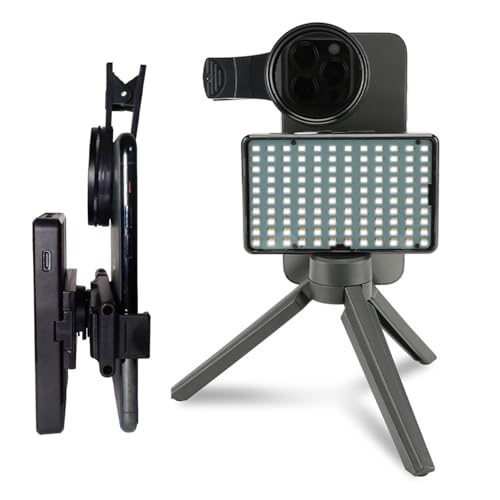 YONGDA LED Tattoo Light Kit with CPL Filter & Adjustable Stand - 120 Beads Studio Photography Lighting for Tattoo Artists, Eliminate Glare for Smartphones, Tablets, DSLR Cameras