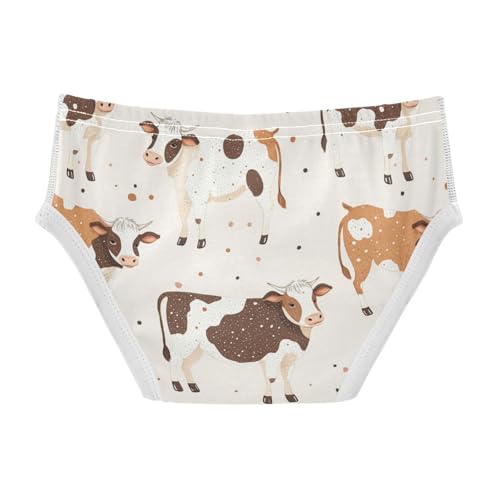 Wusikd Cows Boys' Underwear Cotton Boys Briefs Soft Toddler Underwears 2T2