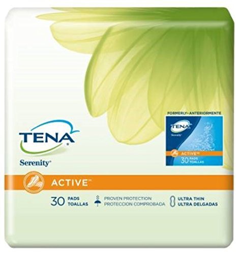 Units Per Pack 30 Tena Serenity Light Pads Absorbency Light DriActive(TM) Slender Pad SCA Hygiene Products 46500 by SCA