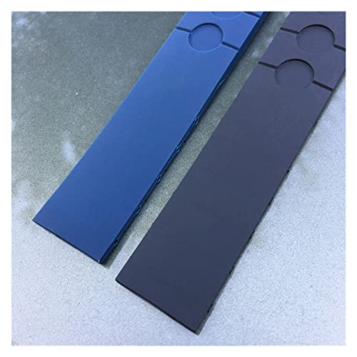 Bracelet silicone caoutchouc 20mm montre sport étanche bleu agate compatible PRS516 T91 - 3