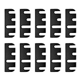 QUARKZMAN 10Stk Türscharnier Unterlegscheiben 4" x 1.5" PVC Türscharnier Abstandshalter Füllplatte Einstellbares Reparaturset Zum Füllen Von Lücken In Türen Küchenschränken 0.06" Dick